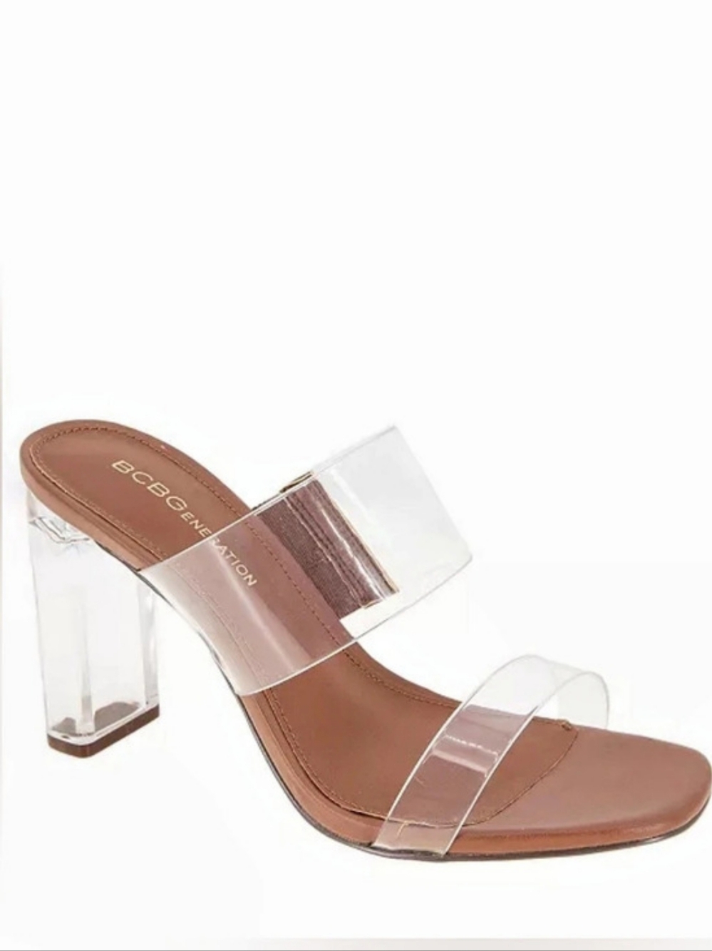 NWT! BCBGeneration Georgie Clear Heels